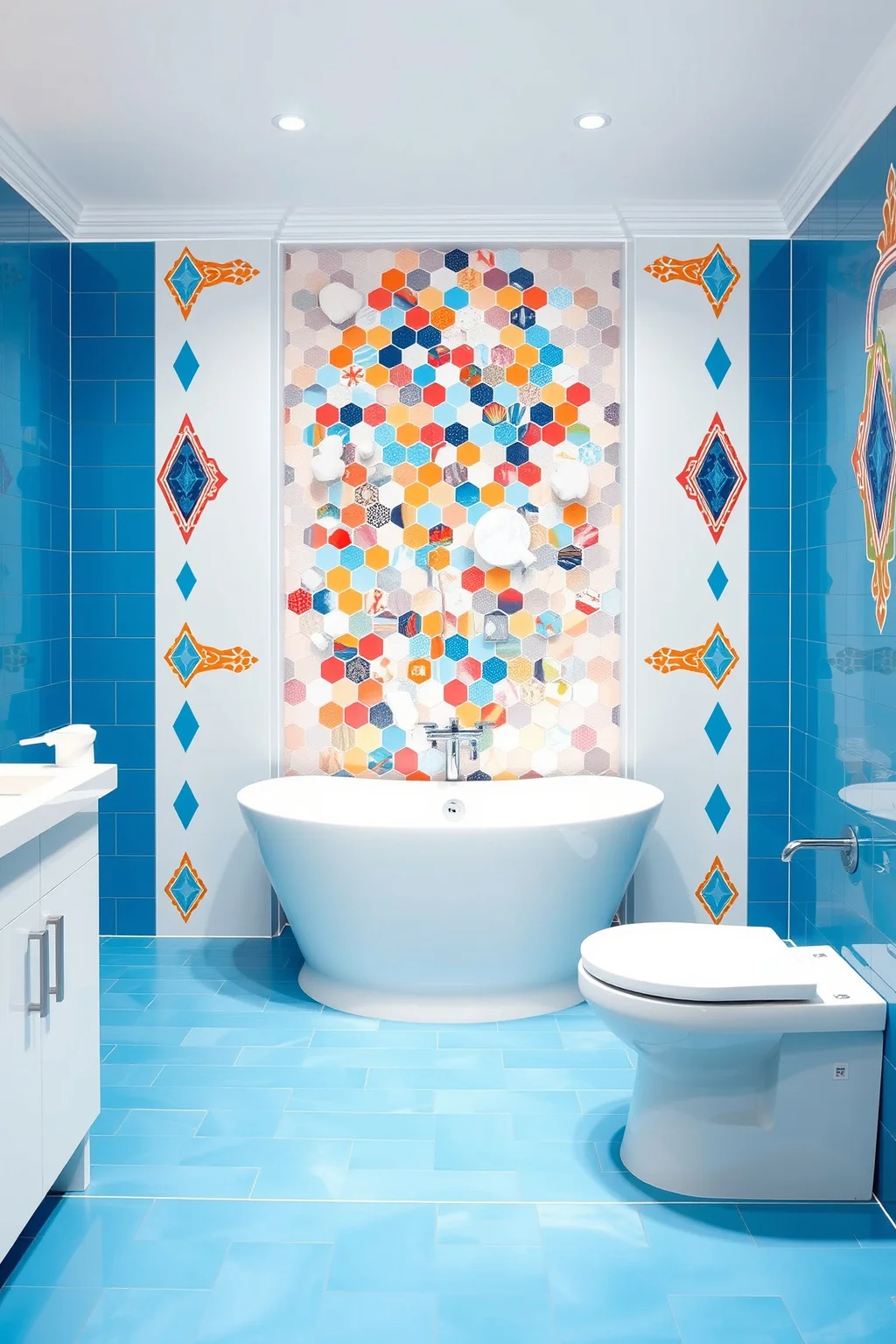 2. Vibrant Tile Choices