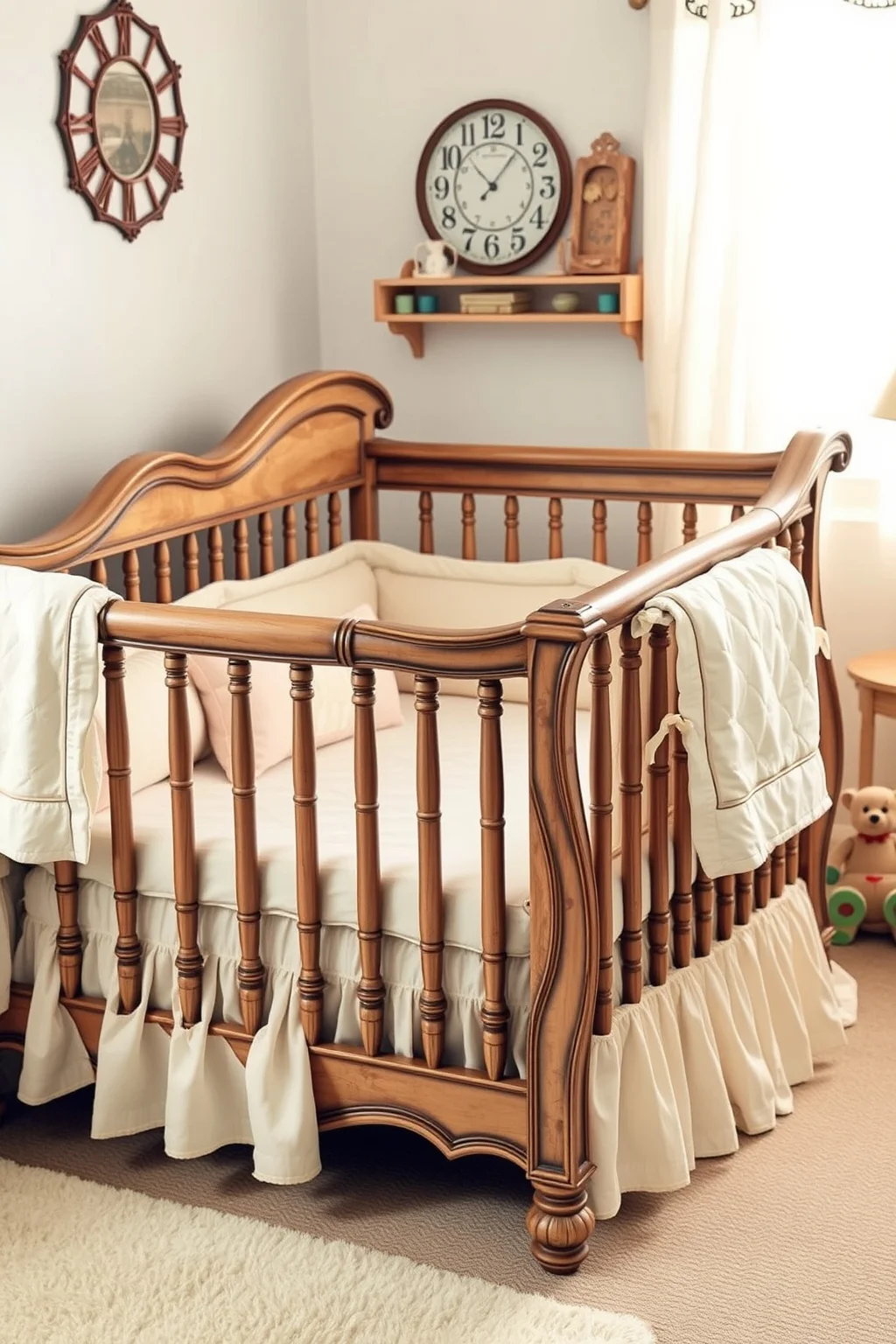 2. Vintage Crib
