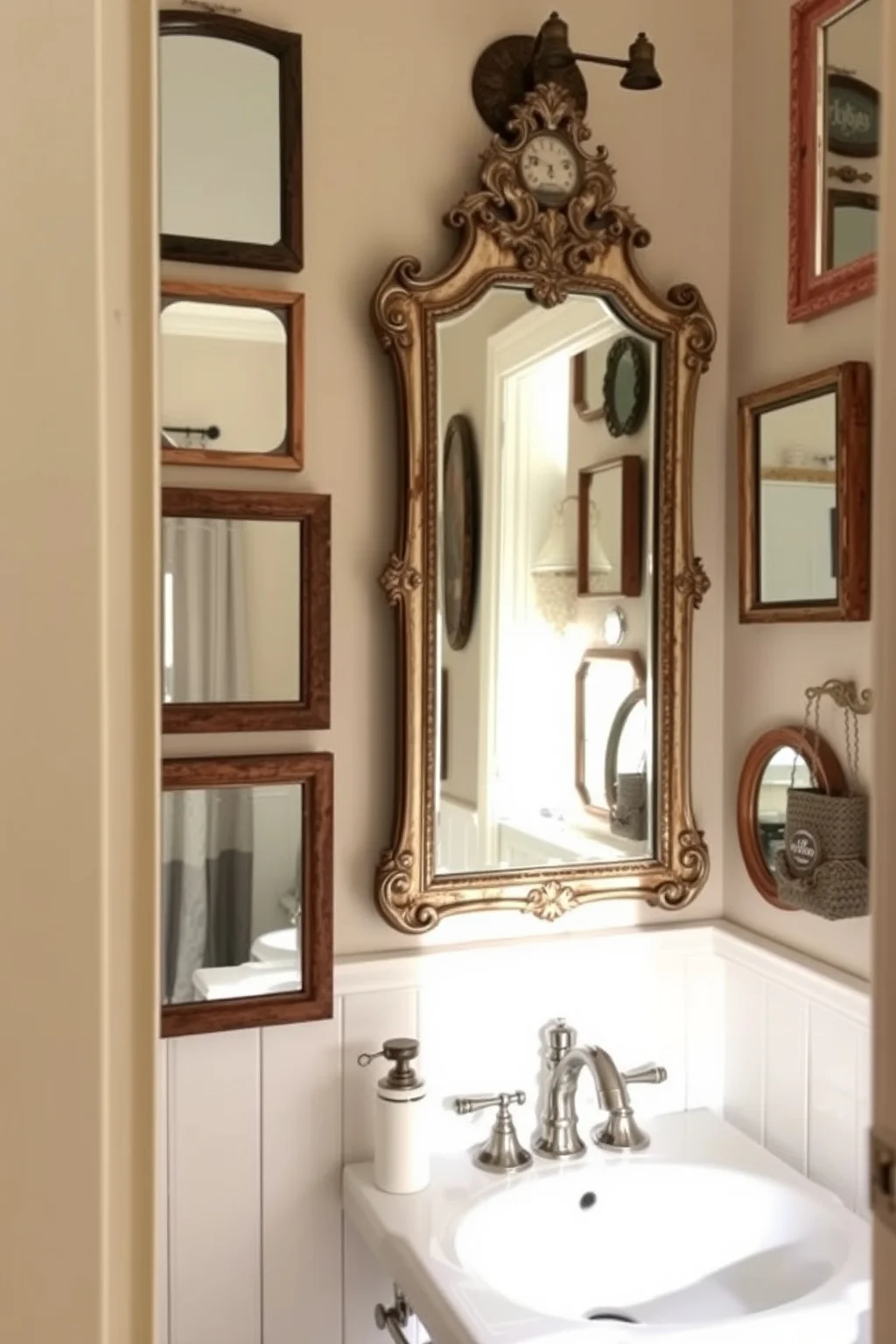 2. Vintage Mirrors