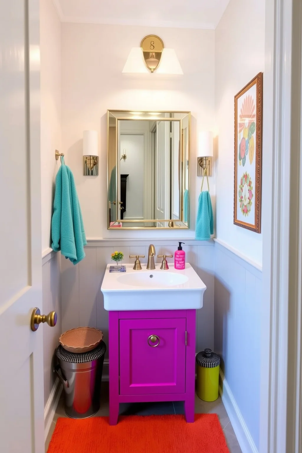 3. Bold Color Accents