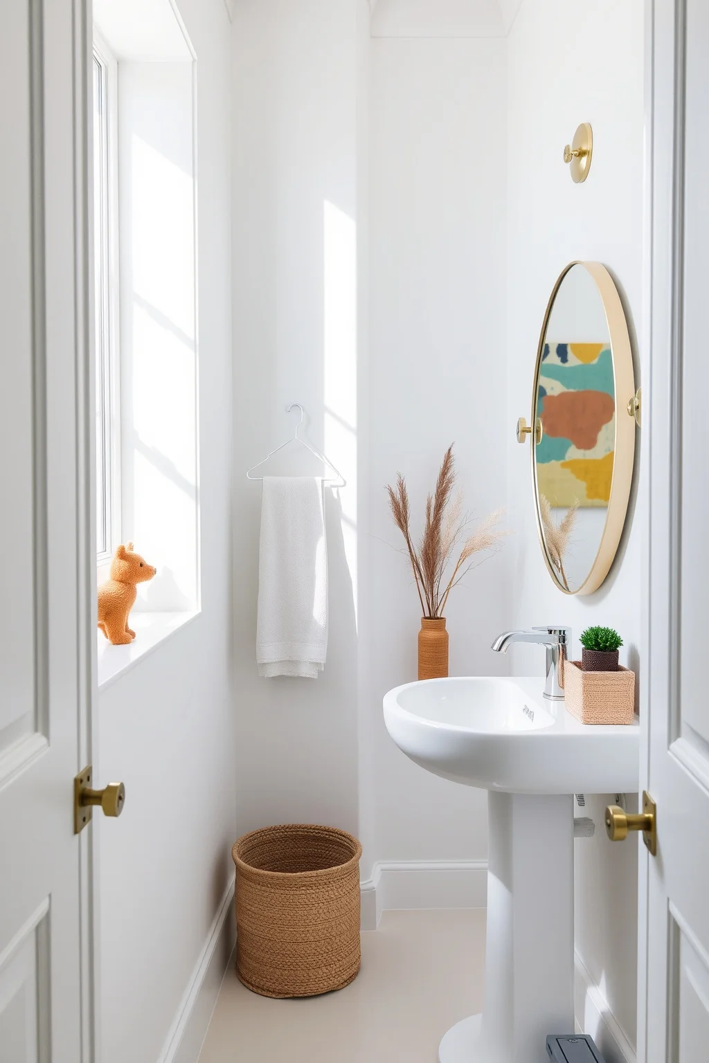 3. Bright White Walls