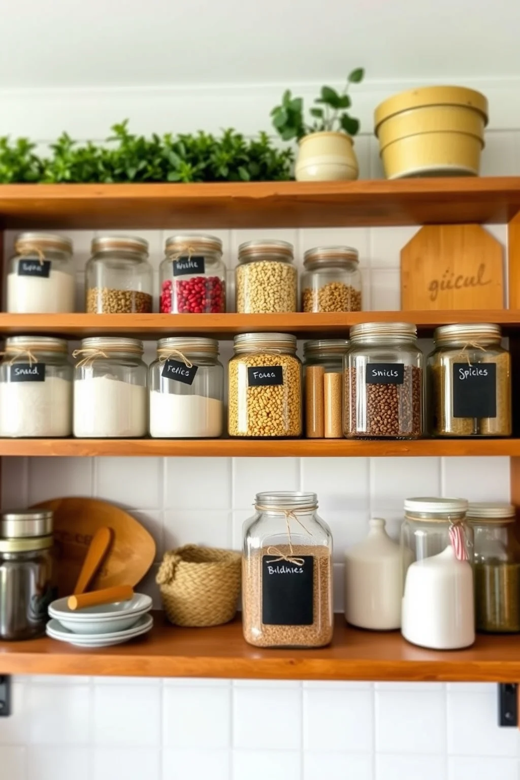 3. Glass Jars