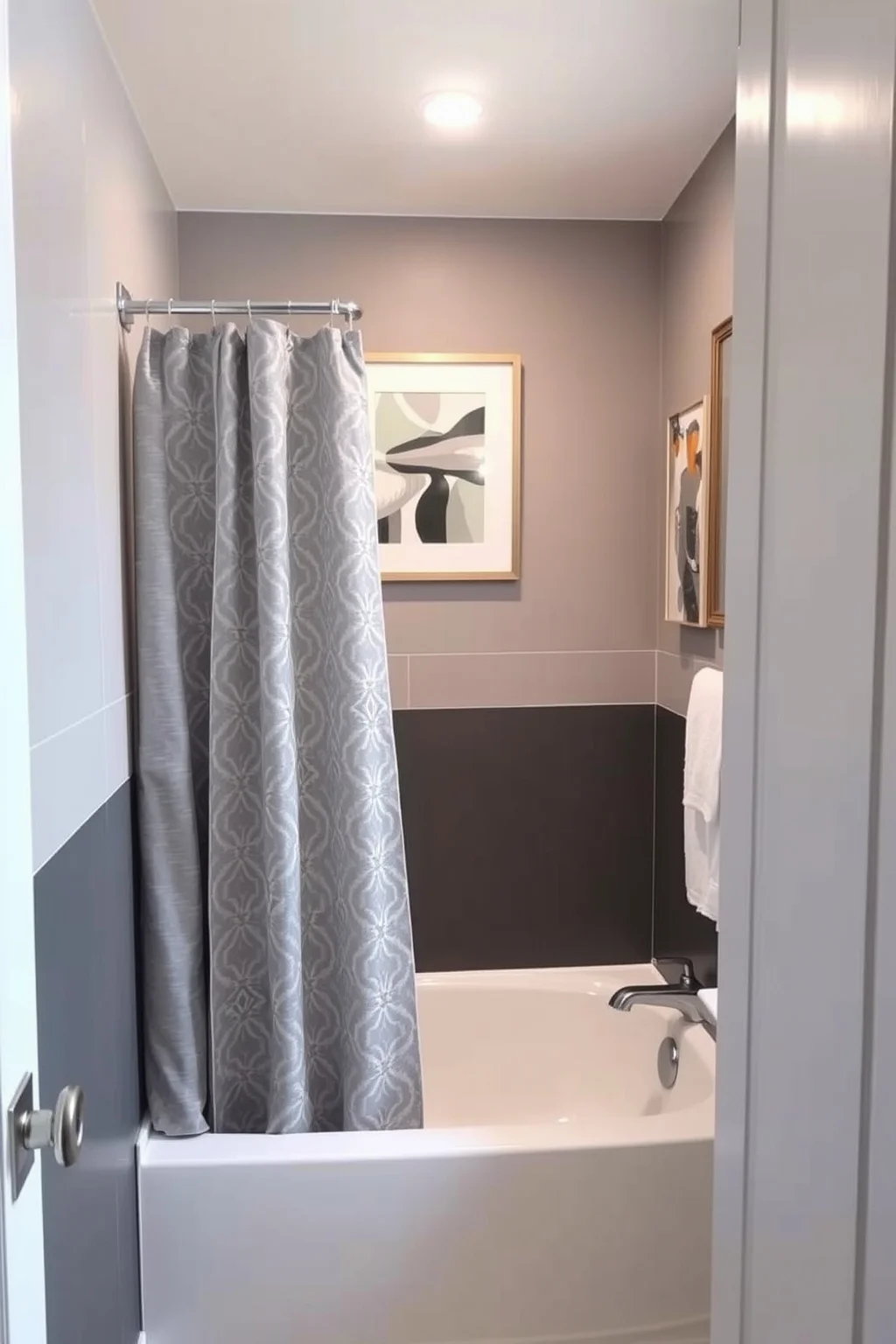 3. Gray Gradient Walls
