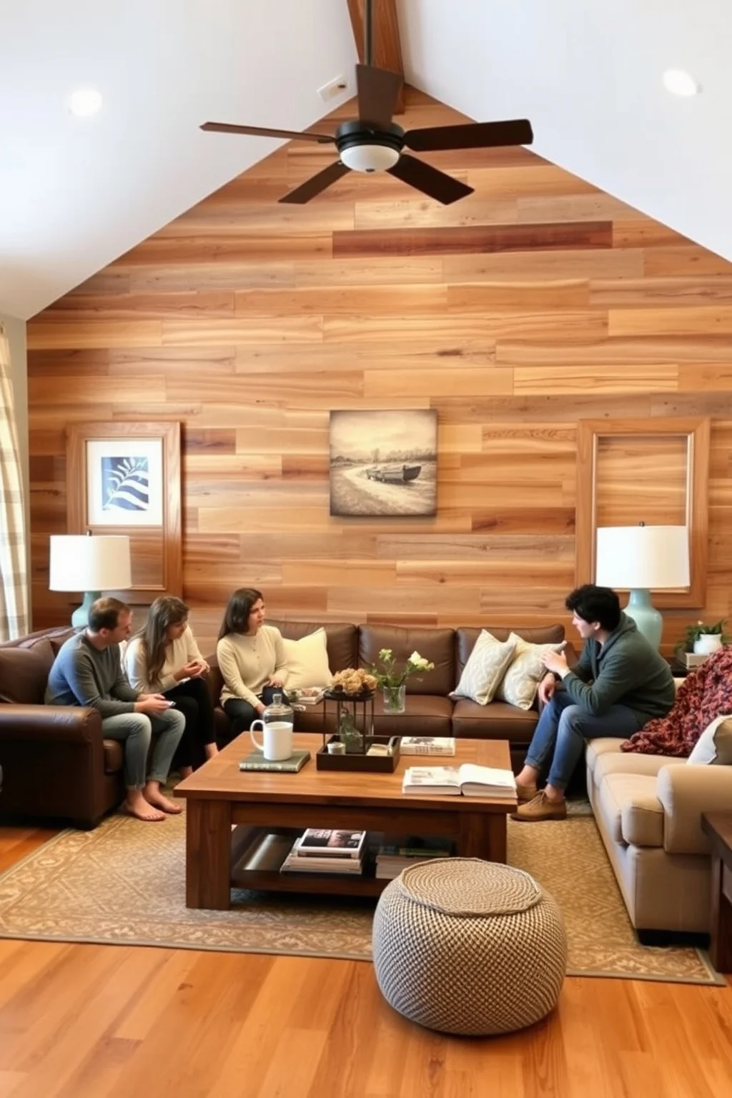 3. Wood Paneling