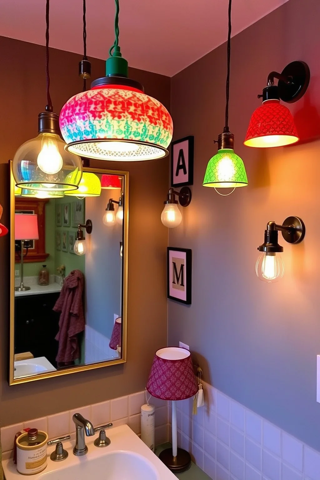 4. Funky Lighting