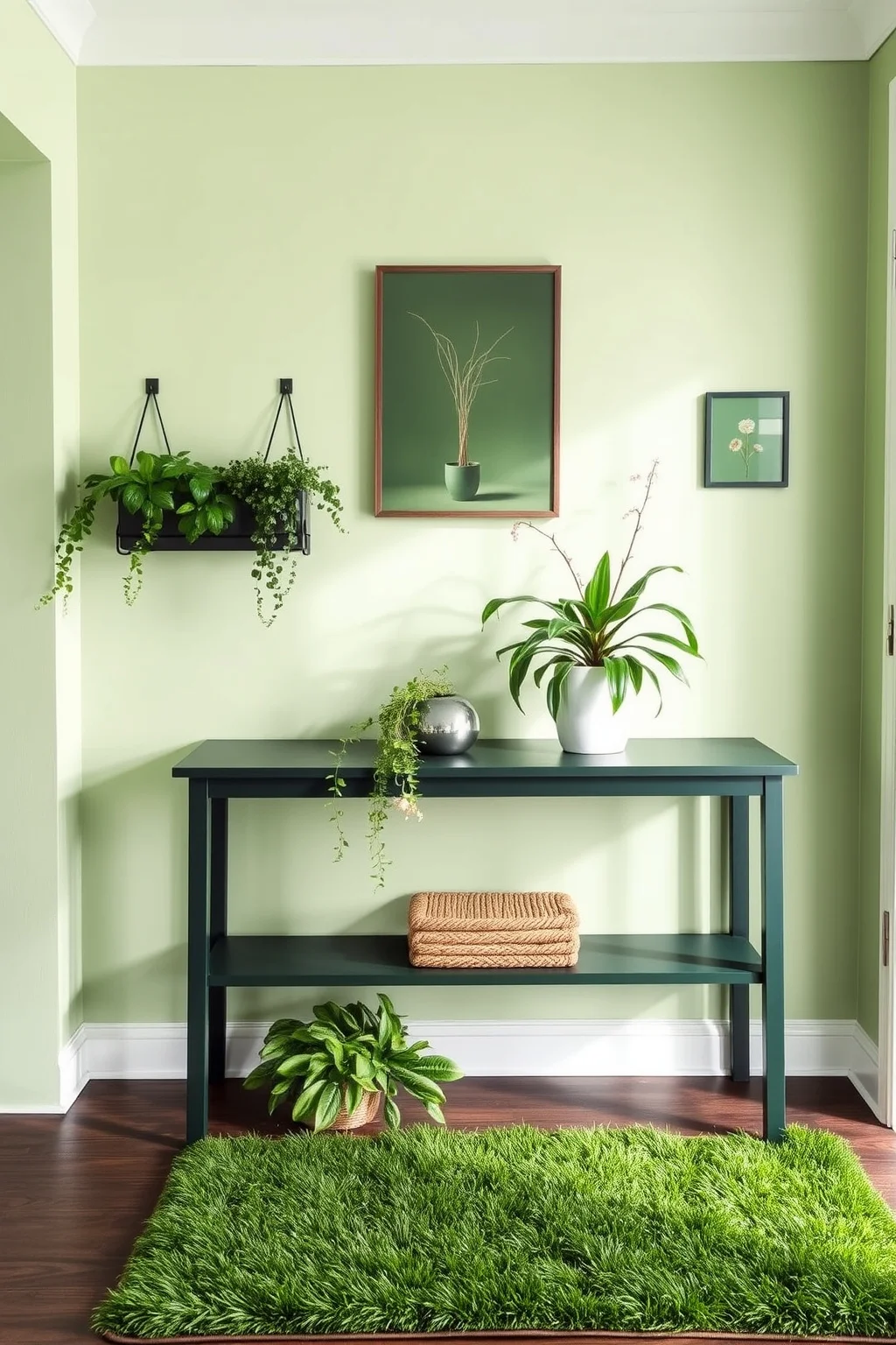 4. Monochrome Greenery