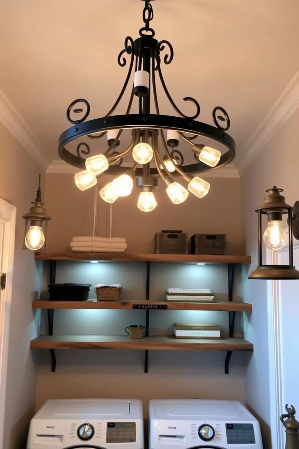4. Rustic Lighting Fixtures