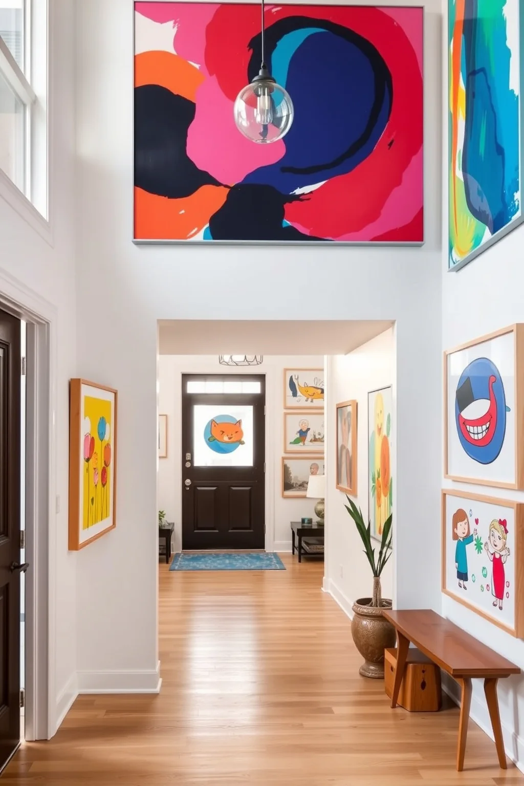5. Bright Wall Art