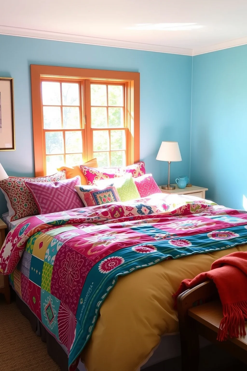 5. Colorful Bedding