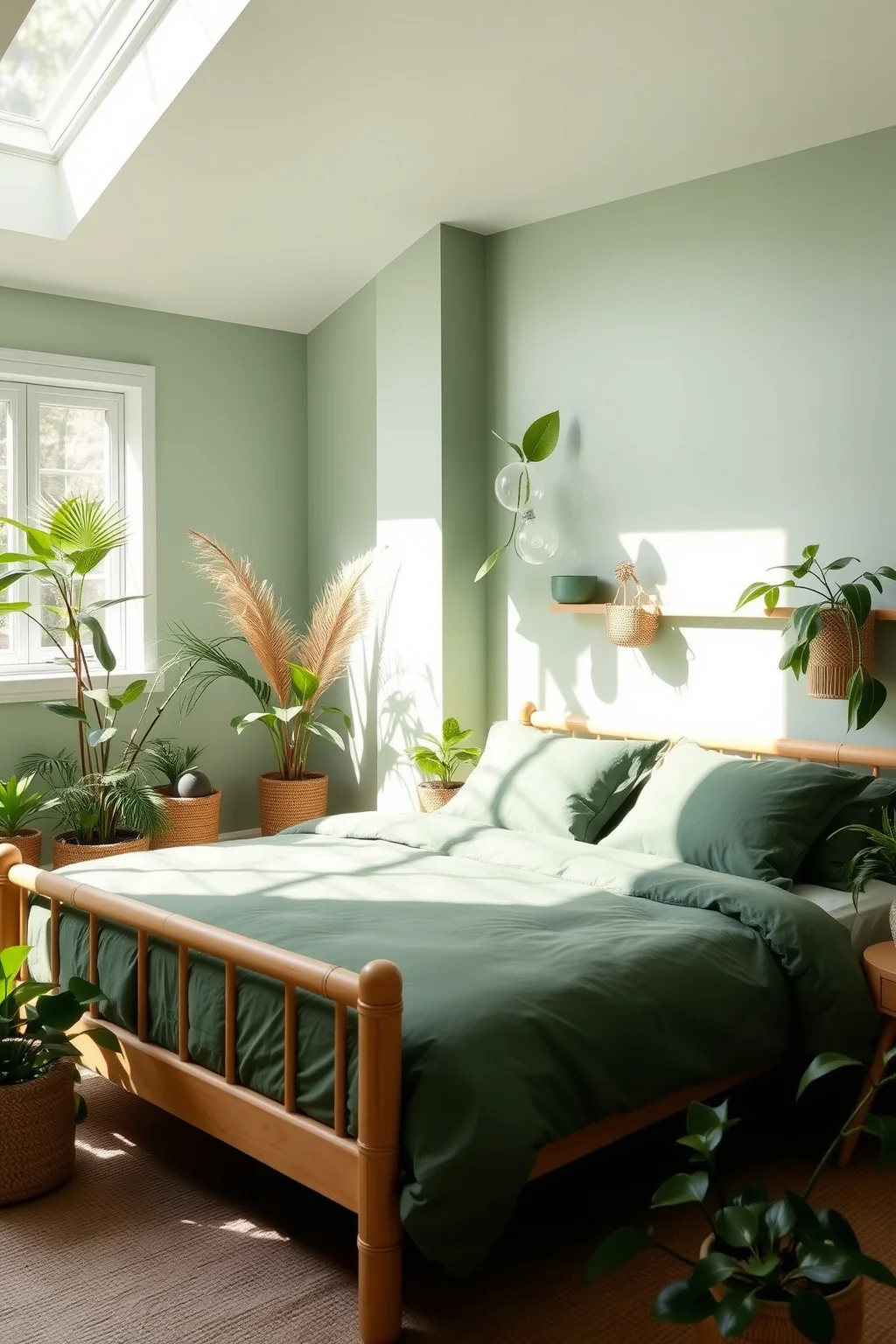 5. Earthy Green Escape