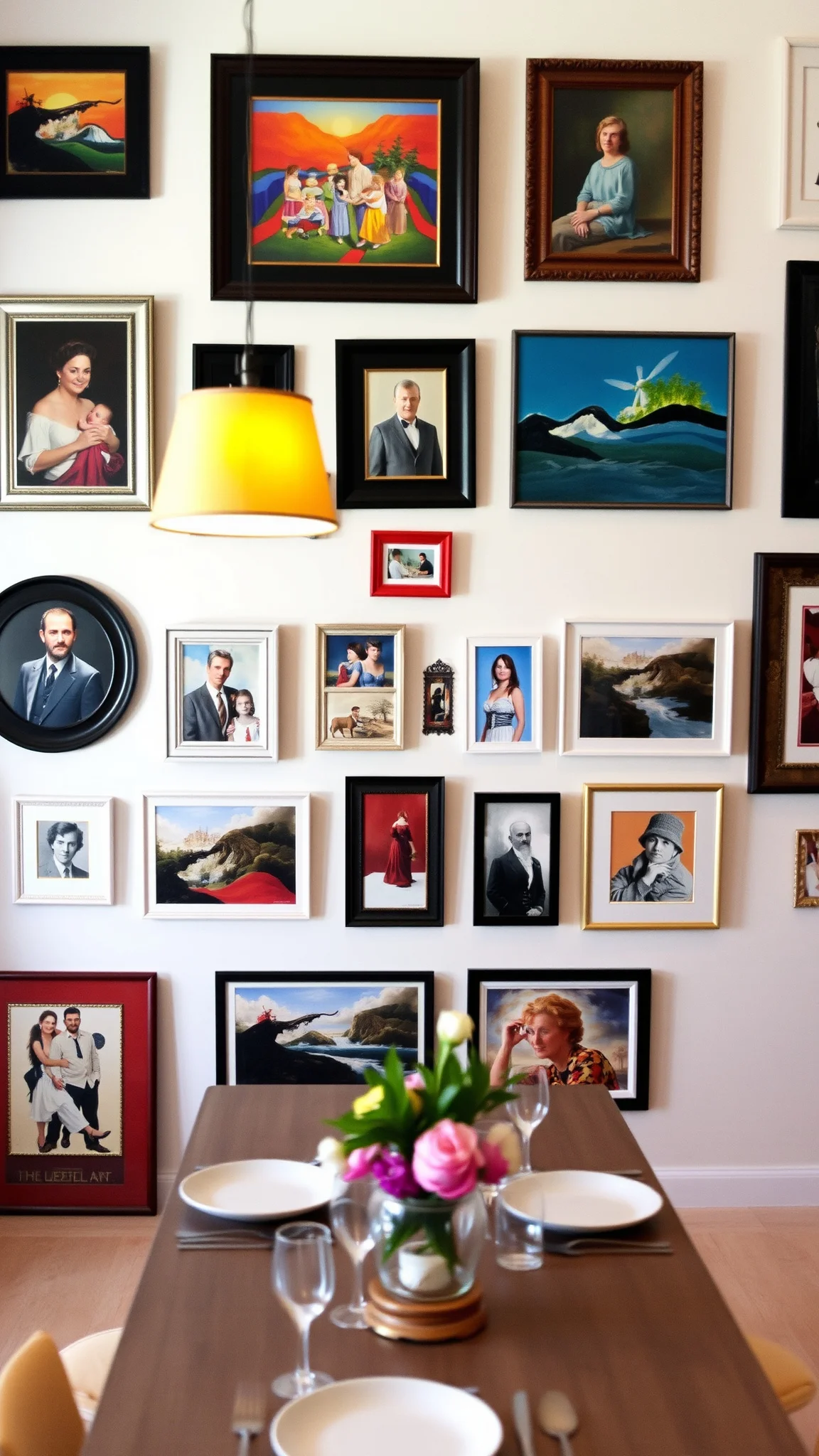 5. Gallery Wall of Art