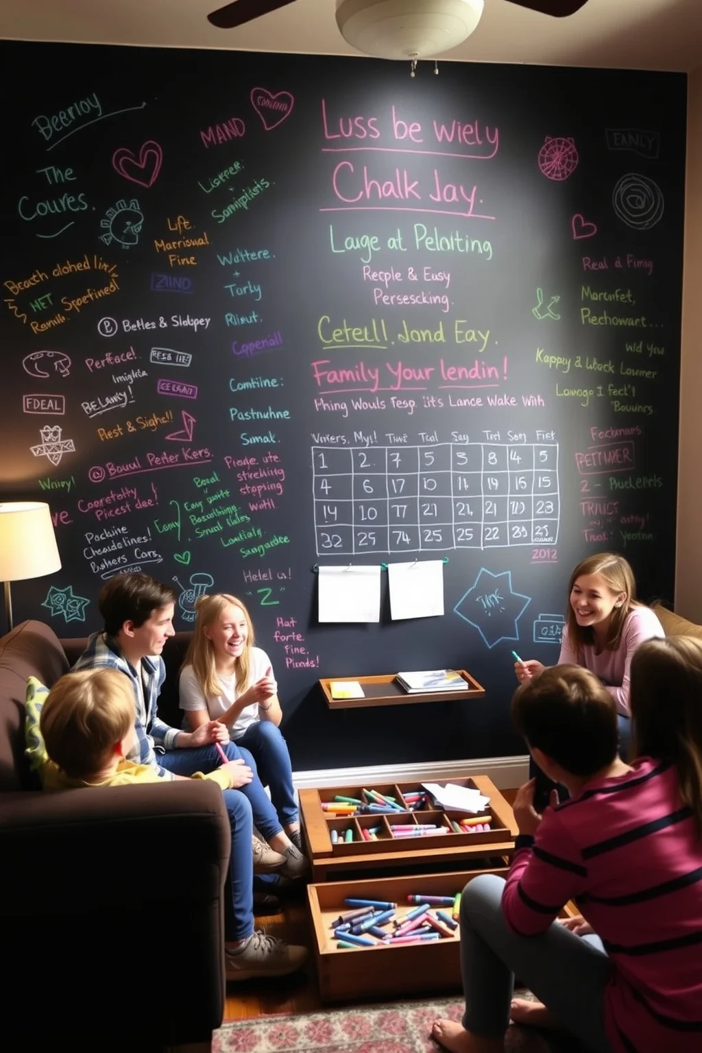 6. Chalkboard Wall