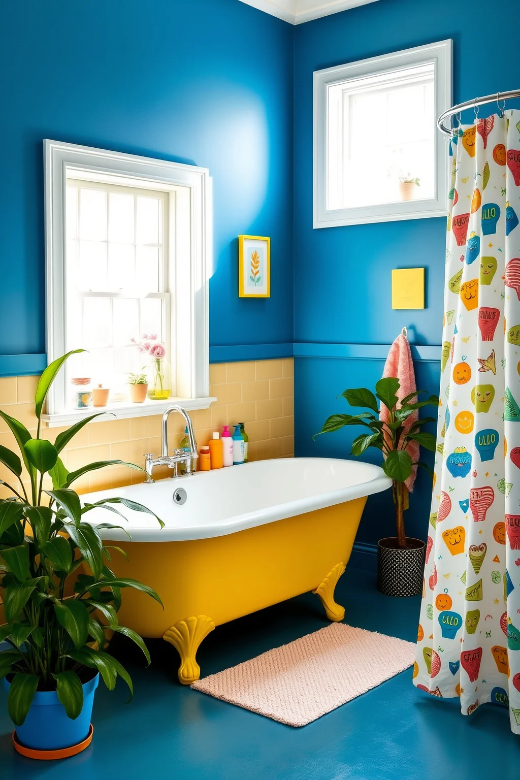 7. Colorful Bathtubs