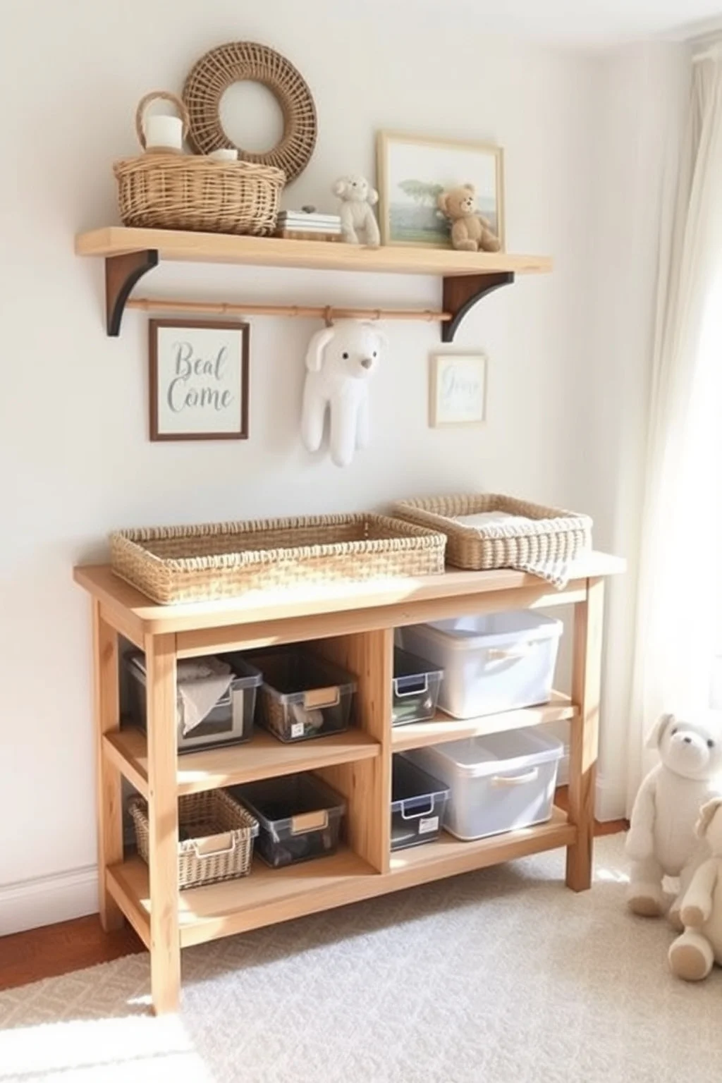 7. Farmhouse-Style Changing Table