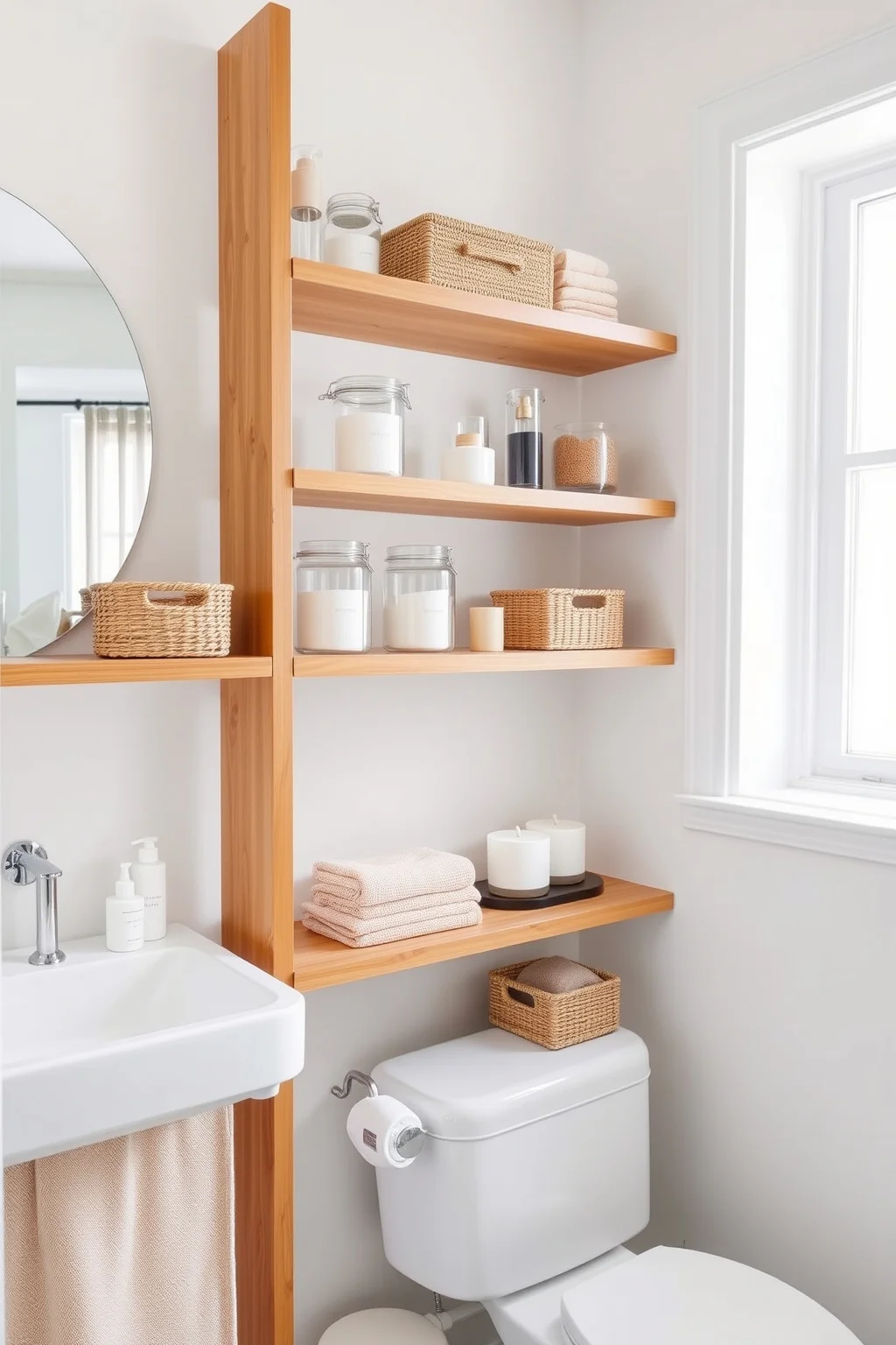 8. Open Shelving