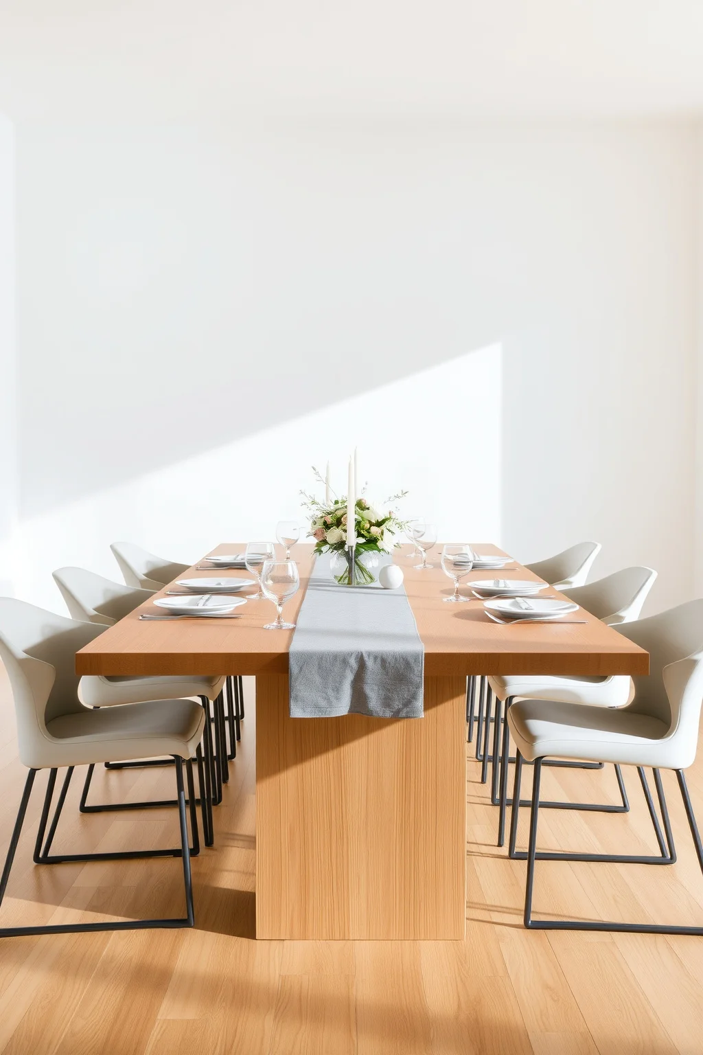 9. Minimalist Dining Table