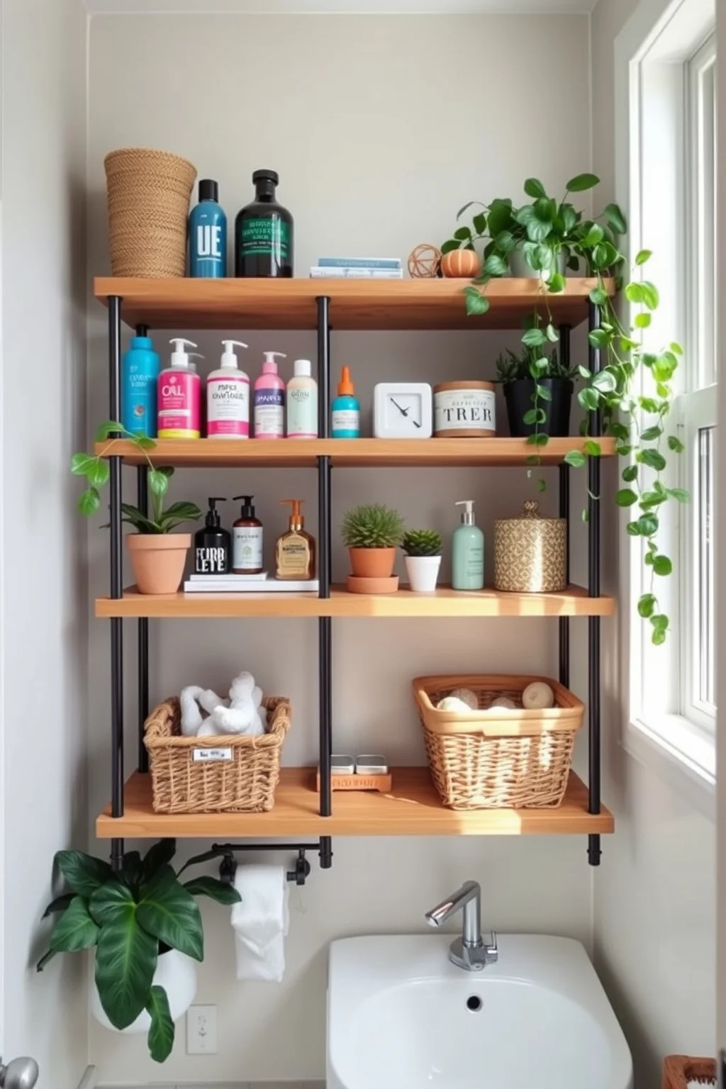 9. Open Shelving