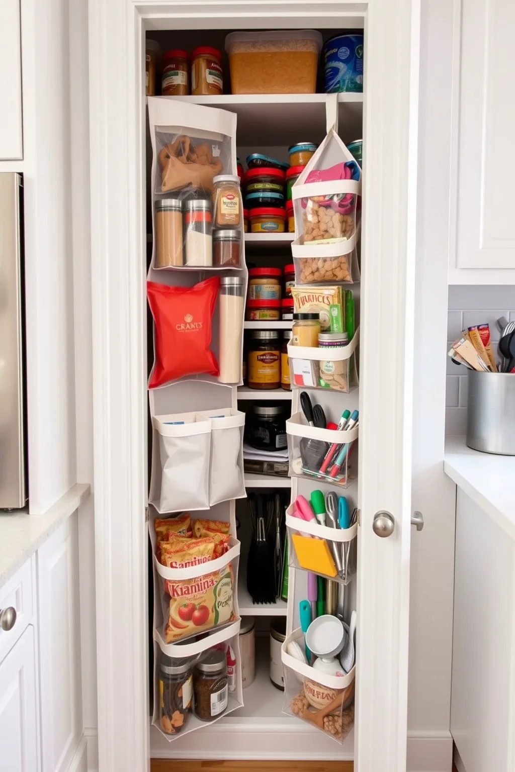 9. Pantry Door Organizers