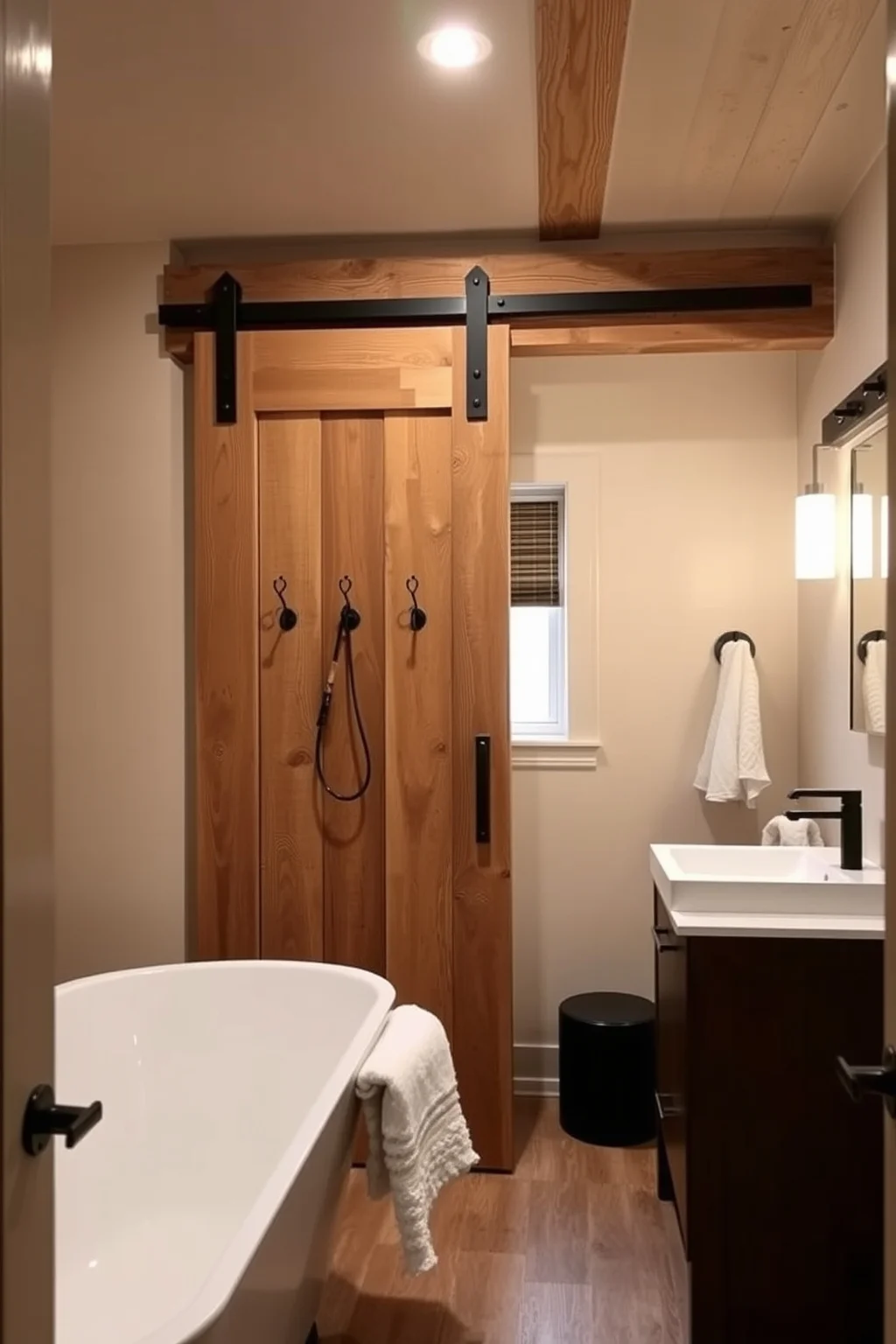 9. Reclaimed Wood Features