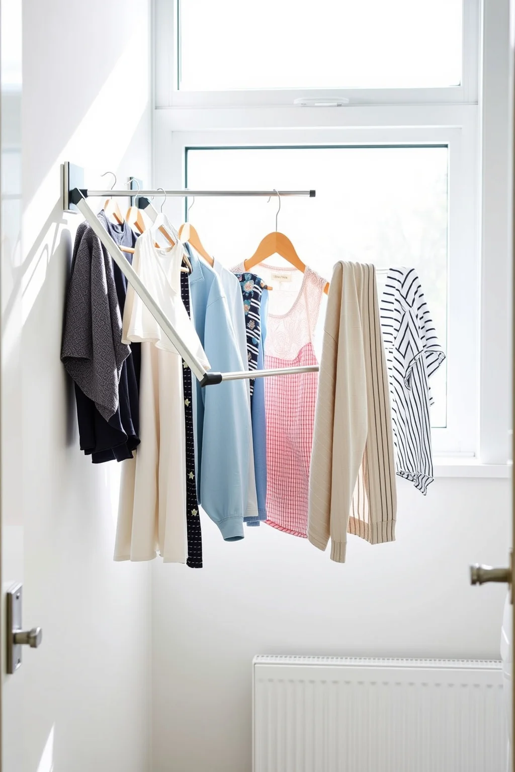 9. Wall-Mounted Drying Racks