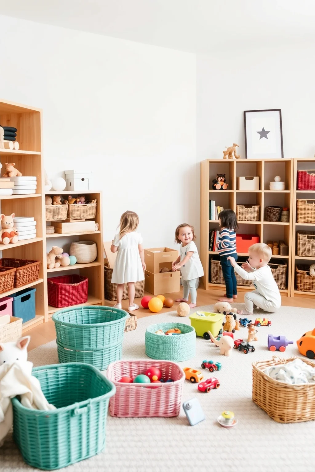 1. Minimalist Toy Storage