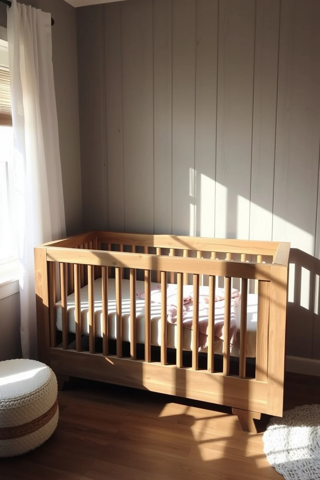 1. Wooden Crib