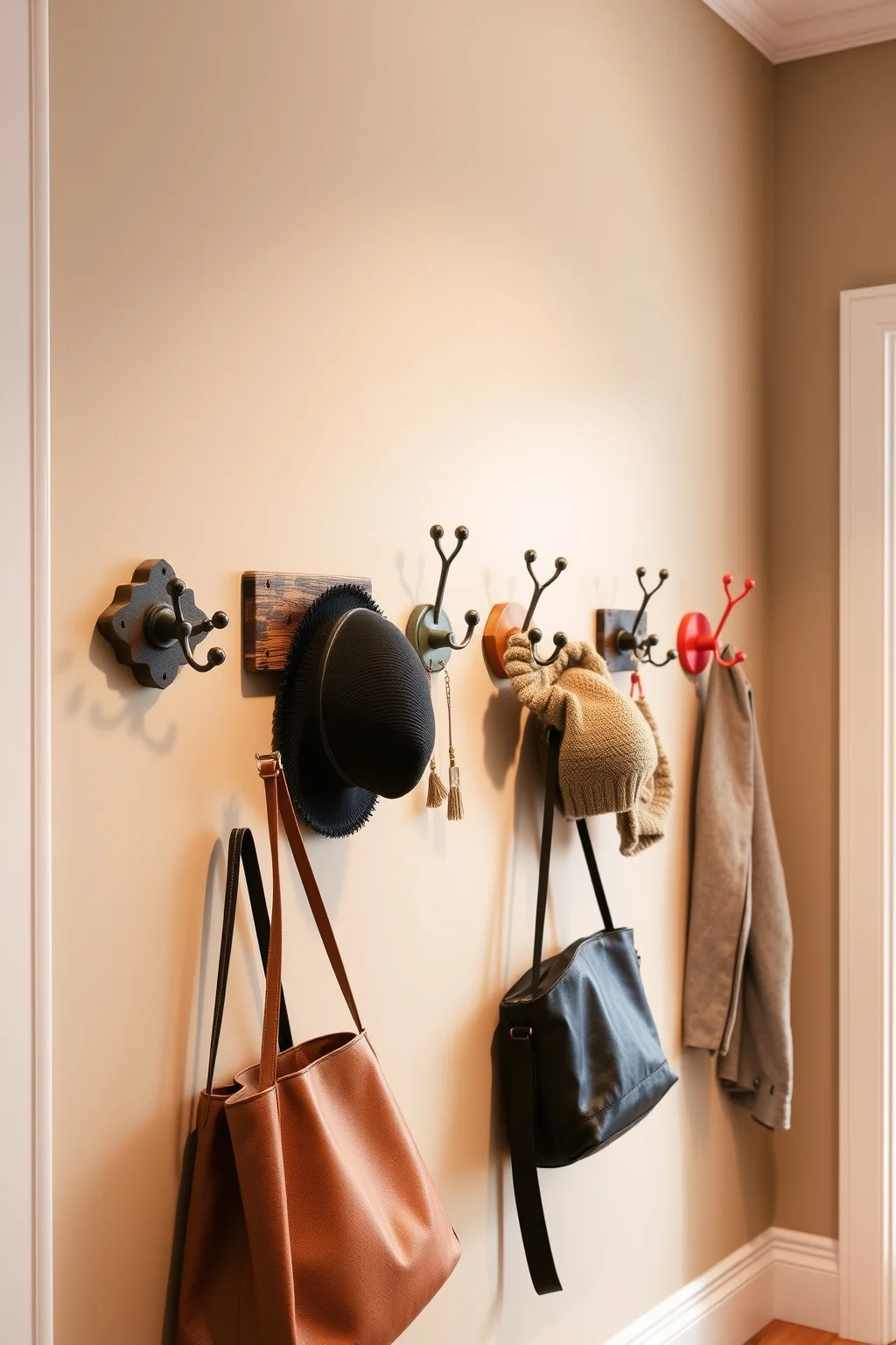 10. Classic Wall Hooks