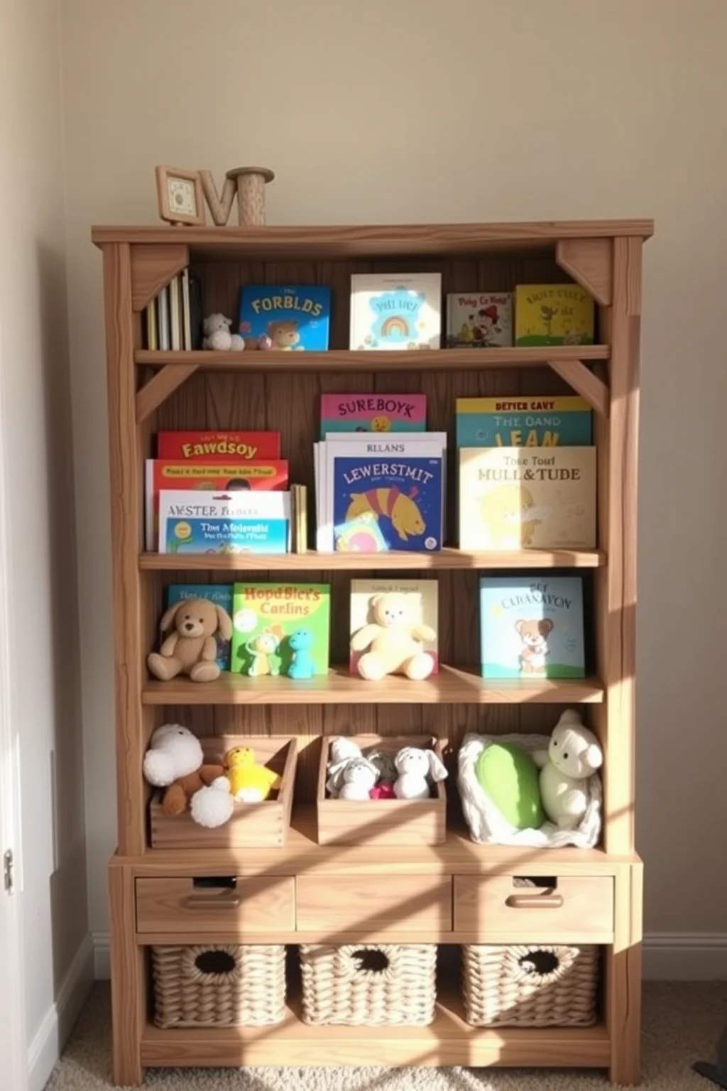 11. Rustic Bookshelf