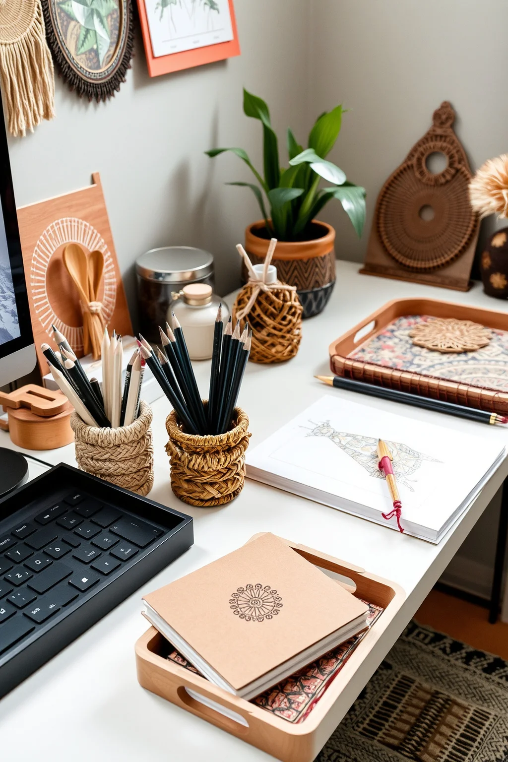 12. Artistic Desk Accessories