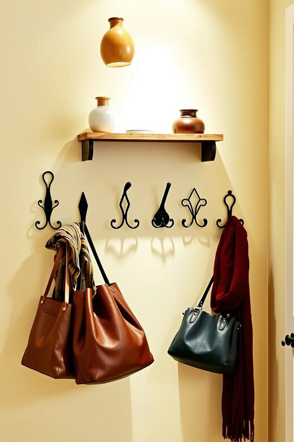12. Charming Wall Hooks