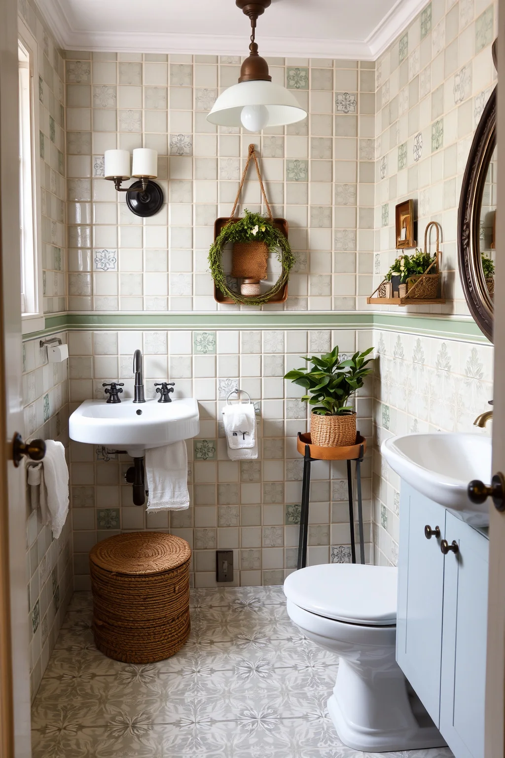 12. Vintage-Style Tiles