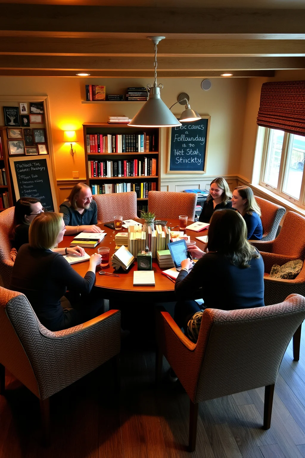 14. A Book Club Table