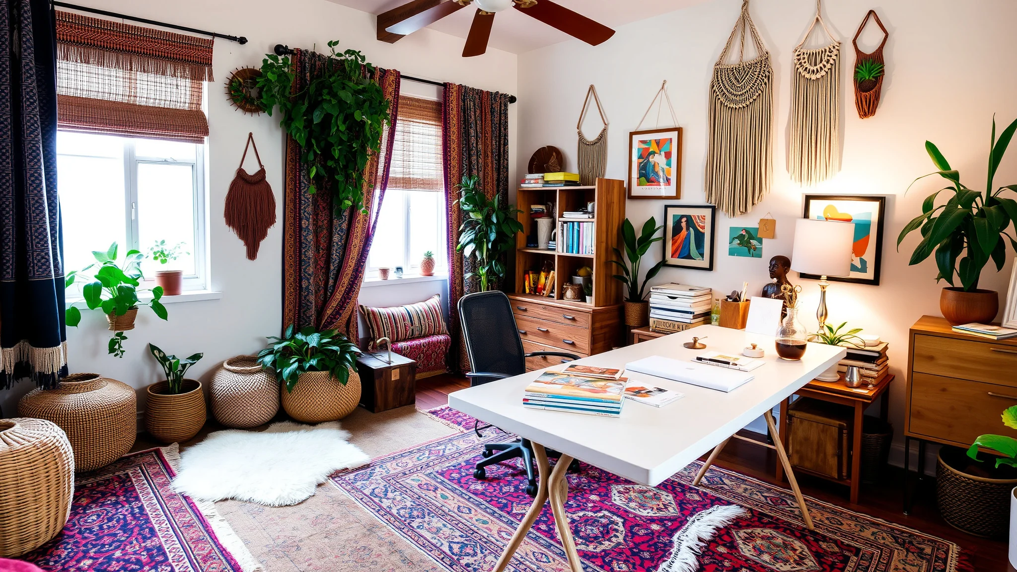 15 Boho Office Ideas for a Creative Stylish Workspace