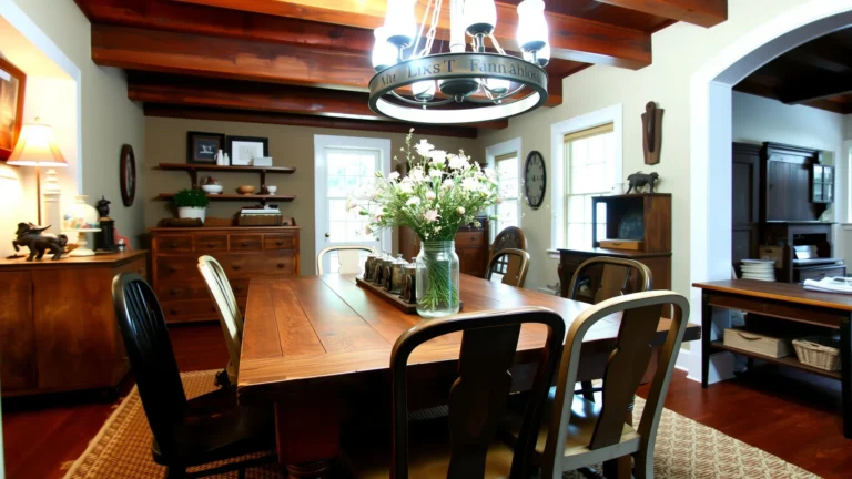 15 Farmhouse Dining Room Ideas Full of Timeless Charm