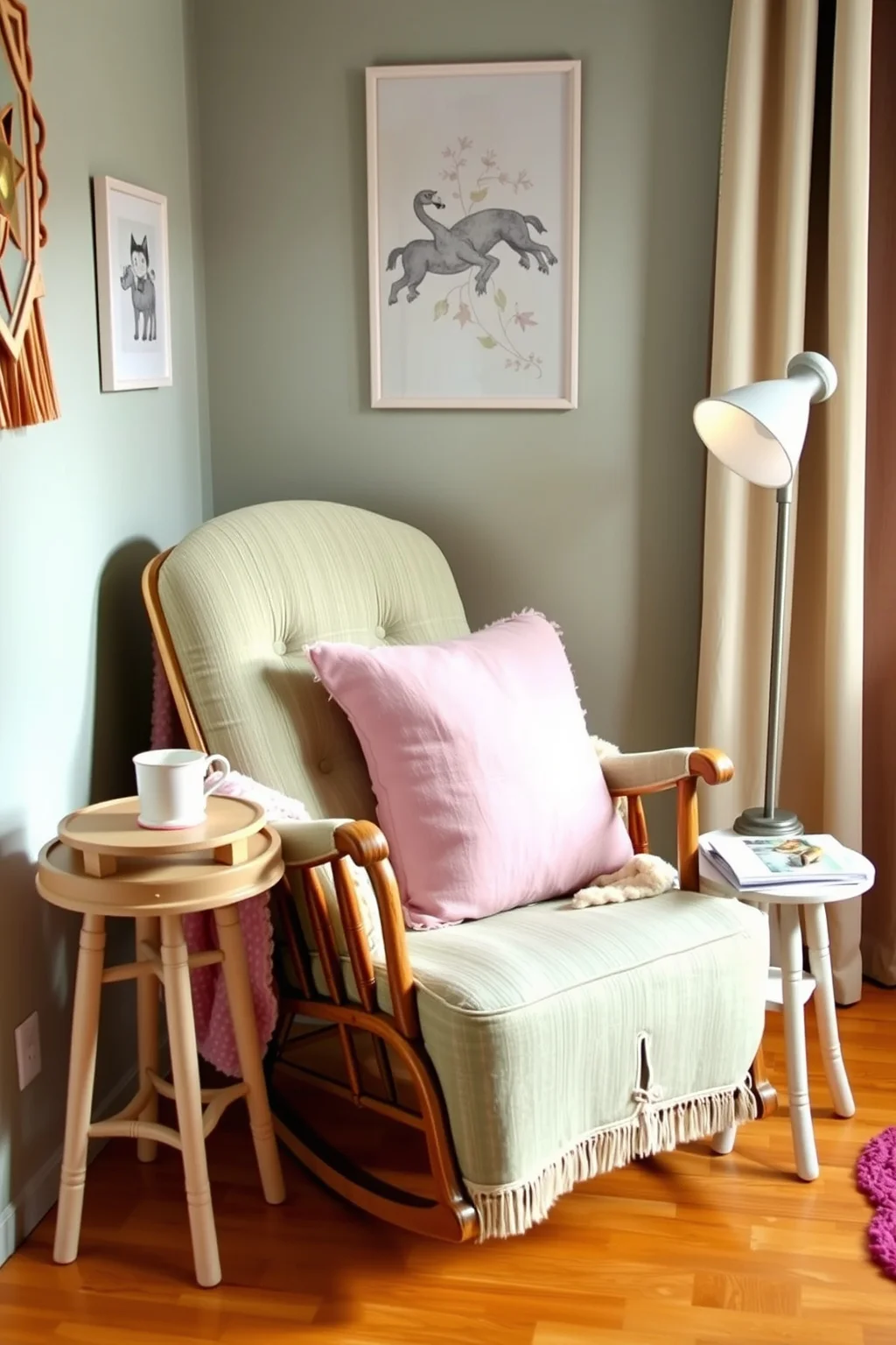 2. Vintage Rocking Chair