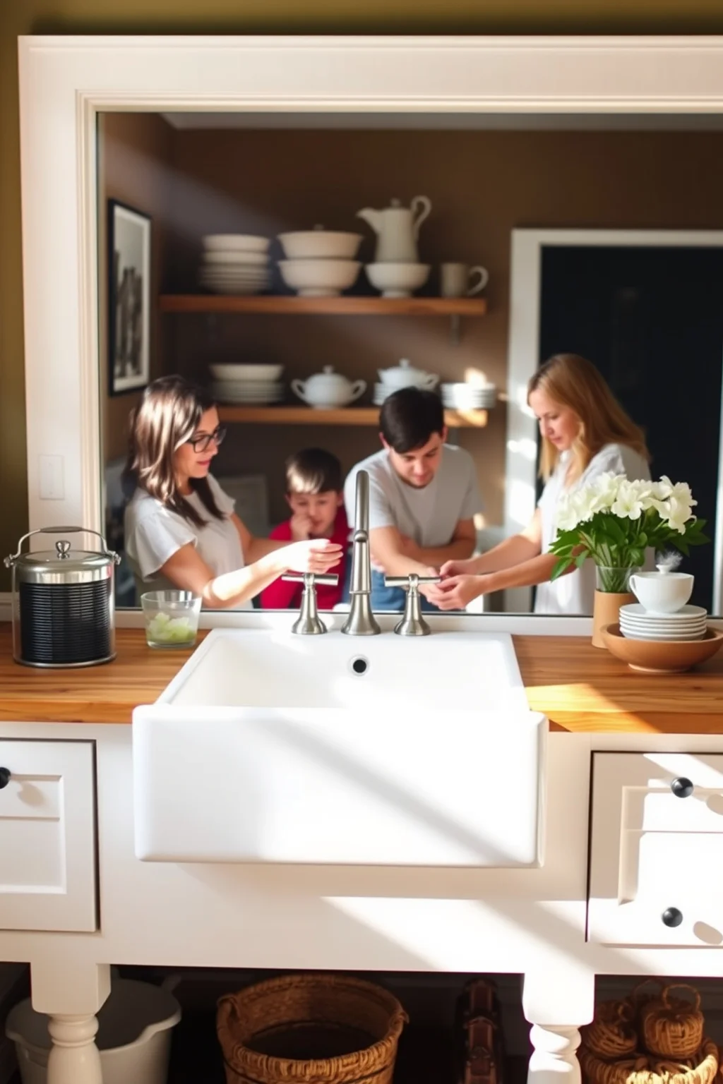 3. Farmhouse Sink
