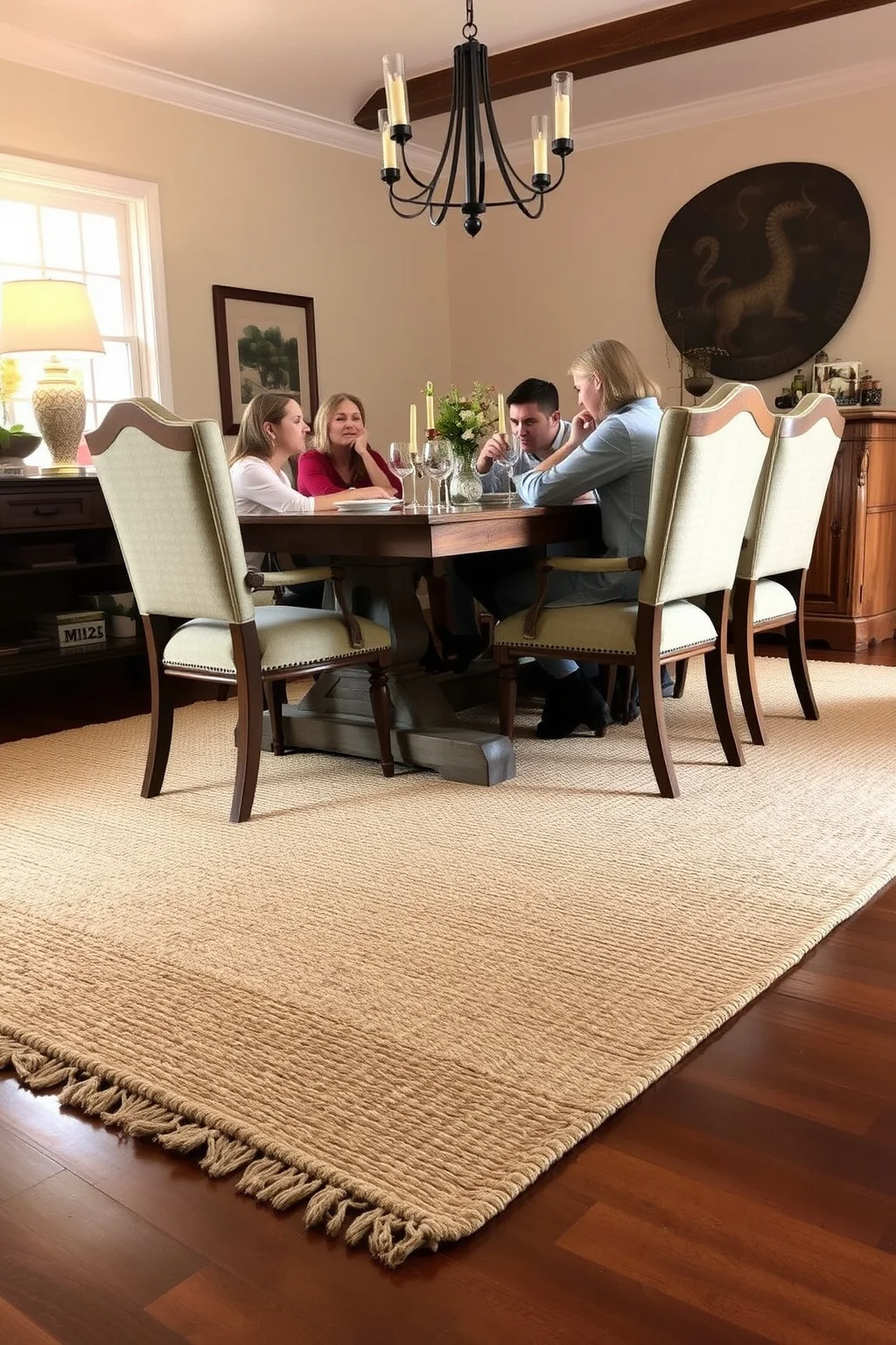 9. Textured Rugs