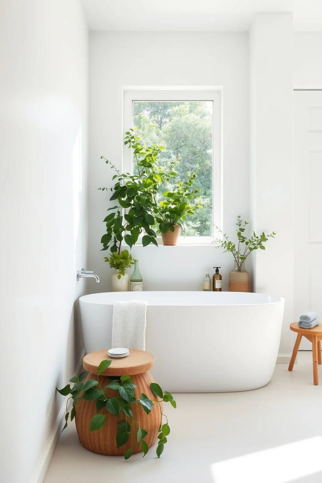 1. Minimalist White Walls