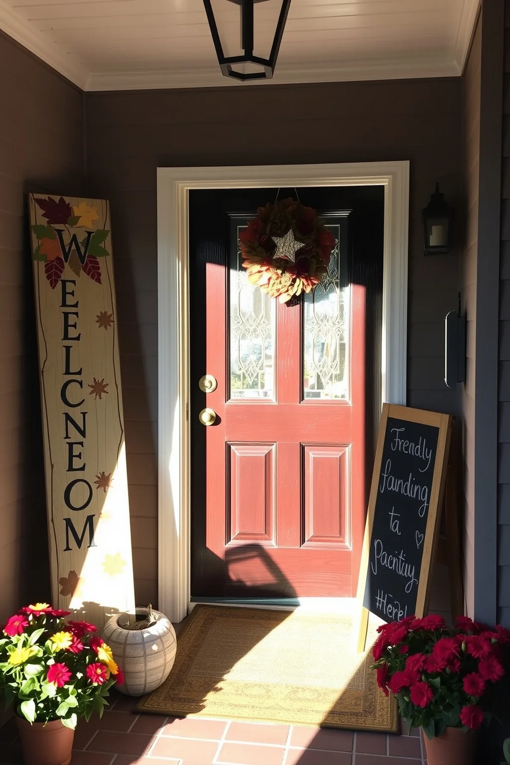 11. Charming Welcome Signs