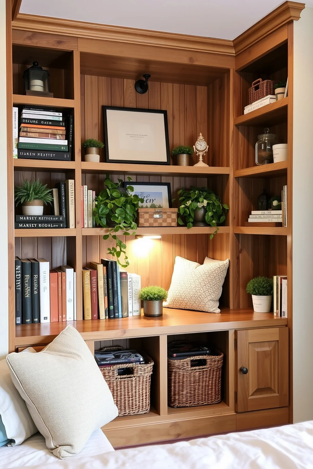 12. Built-in Shelves