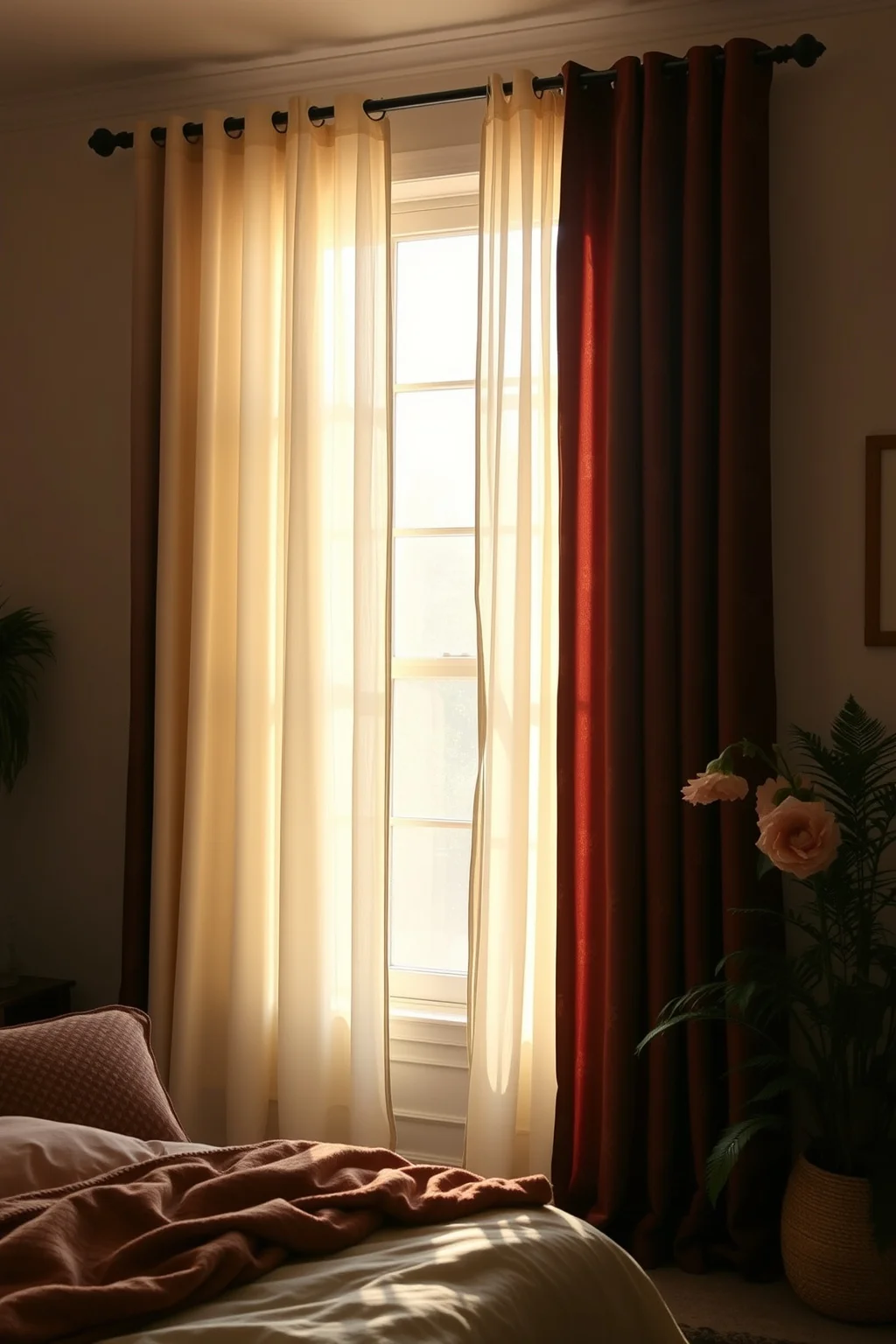 12. Layered Curtains