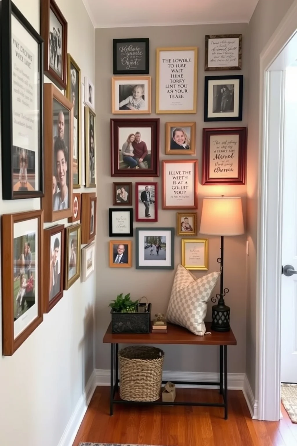 14. Entryway Gallery Wall