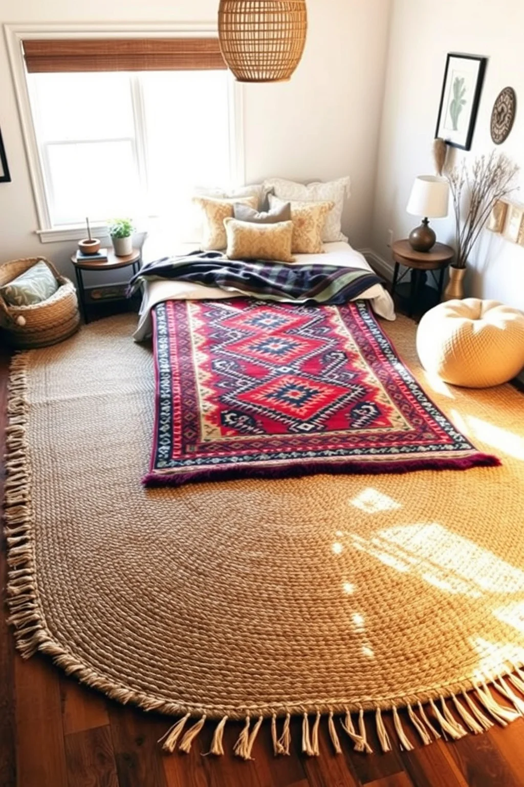 7. Textured Rugs